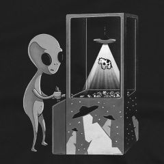 Ruimtekoeien Alien Ufo T-Shirt 👽